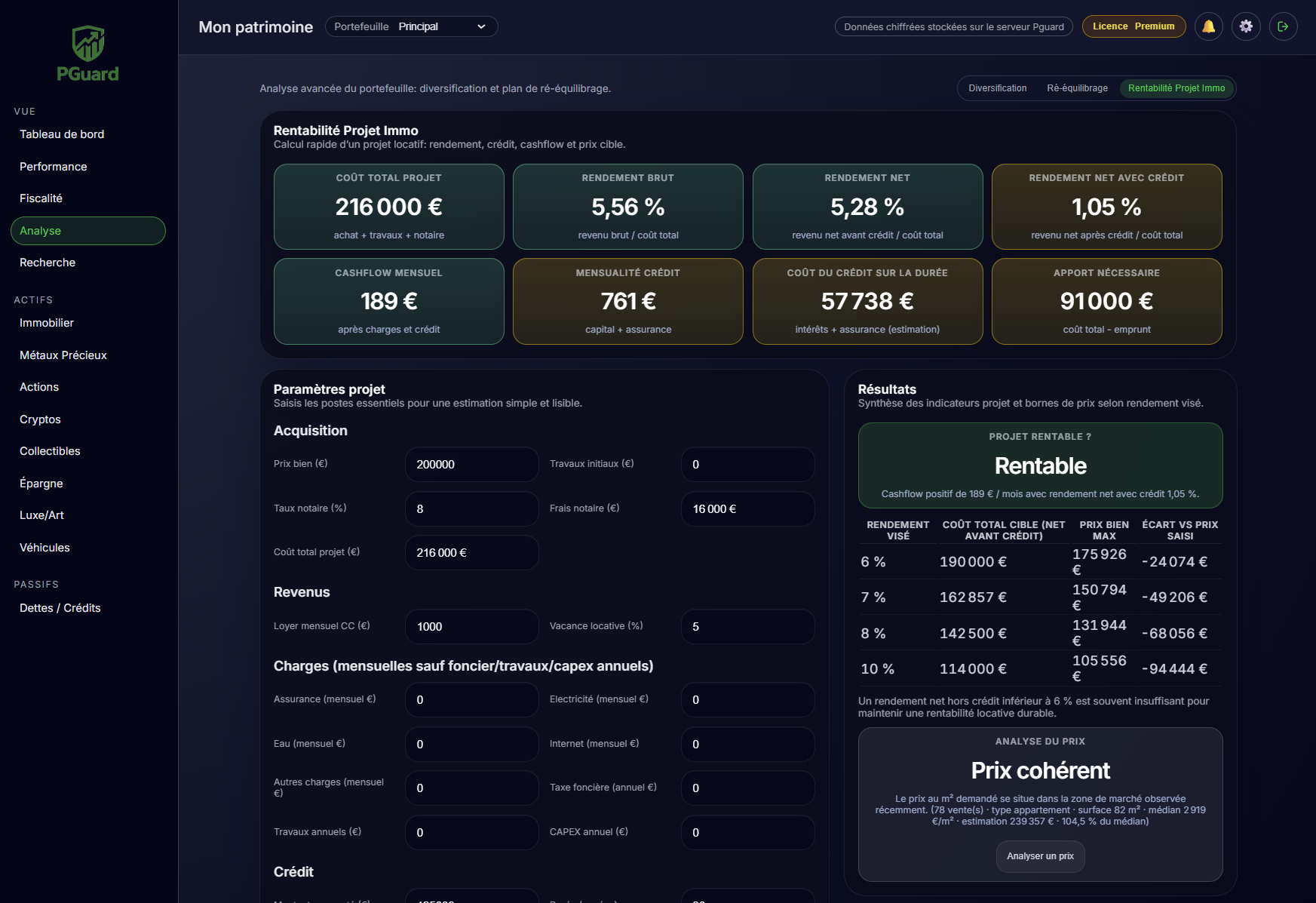 Suivi de projet immobilier avancé